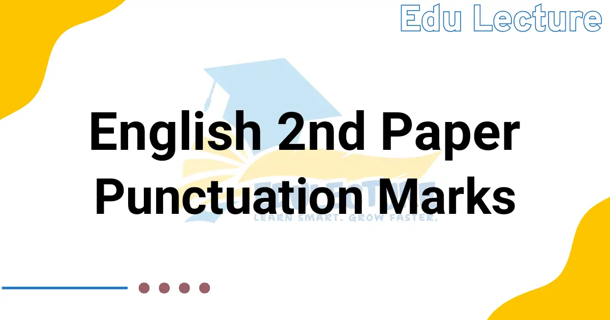 HSC Important Punctuation Marks Suggestion