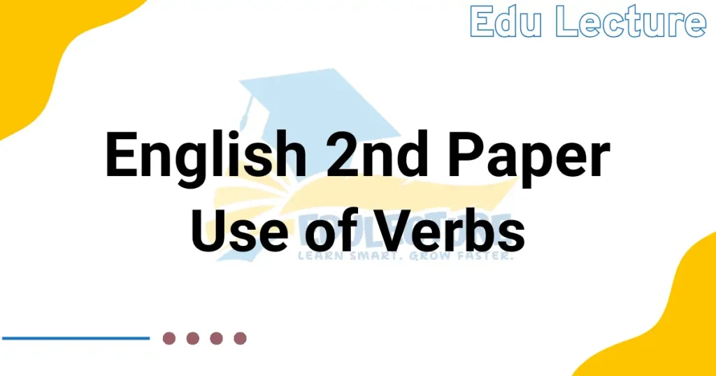 Right Form of Verbs for HSC Exercise with Answer
