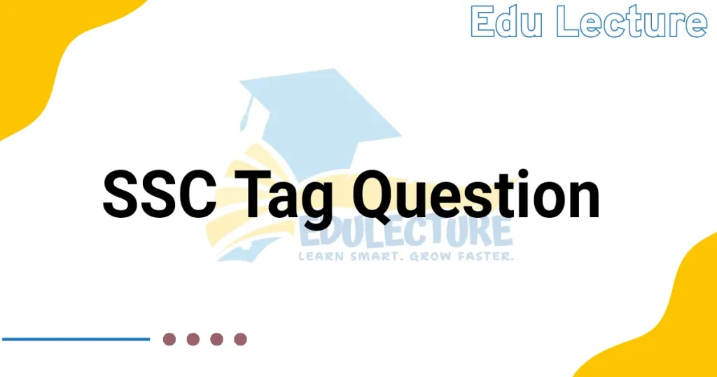 Tag Question for SSC Suggestion