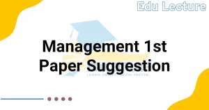 HSC Management 1st Paper Suggestion